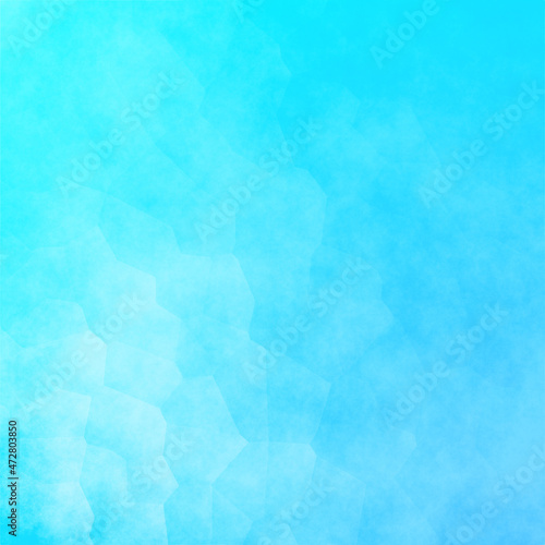 Abstract white and blue gradient background.