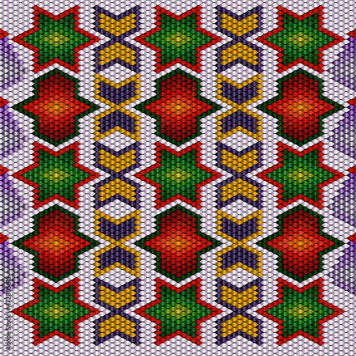  New Year, Christmas, winter, festive pixel pattern.