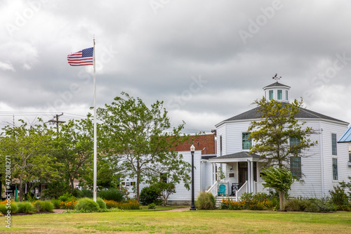 USA, Maryland, Chincoteague Island, The Chincoteague Library photo