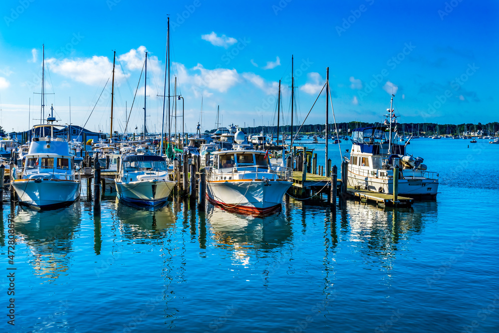Padanaram Harbor, Buzzards Bay, Dartmouth, Massachusetts