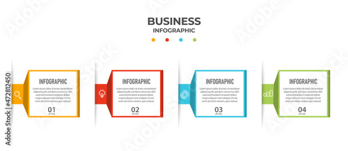 Business Infographic design template Timeline infographic design for business template.