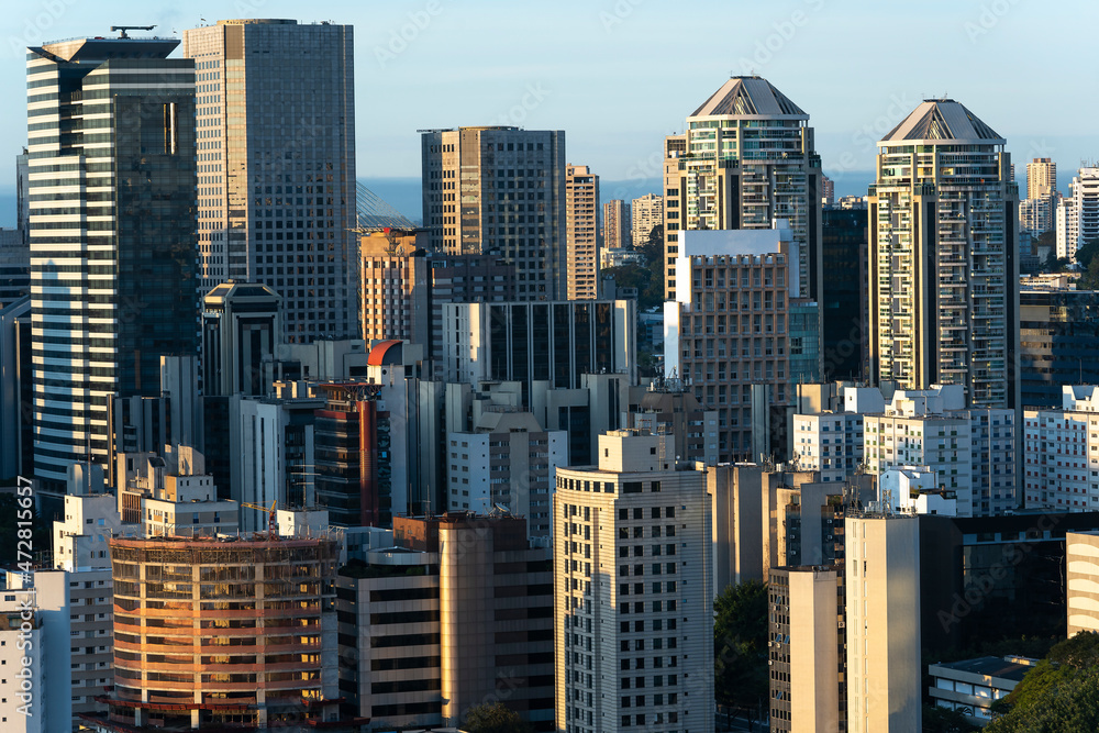 Obraz premium Sao Paulo, Brazil. Cidade Monções district.