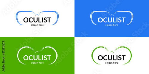 Abstract oculist logo