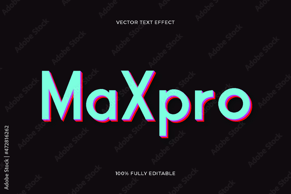Text effect eps 