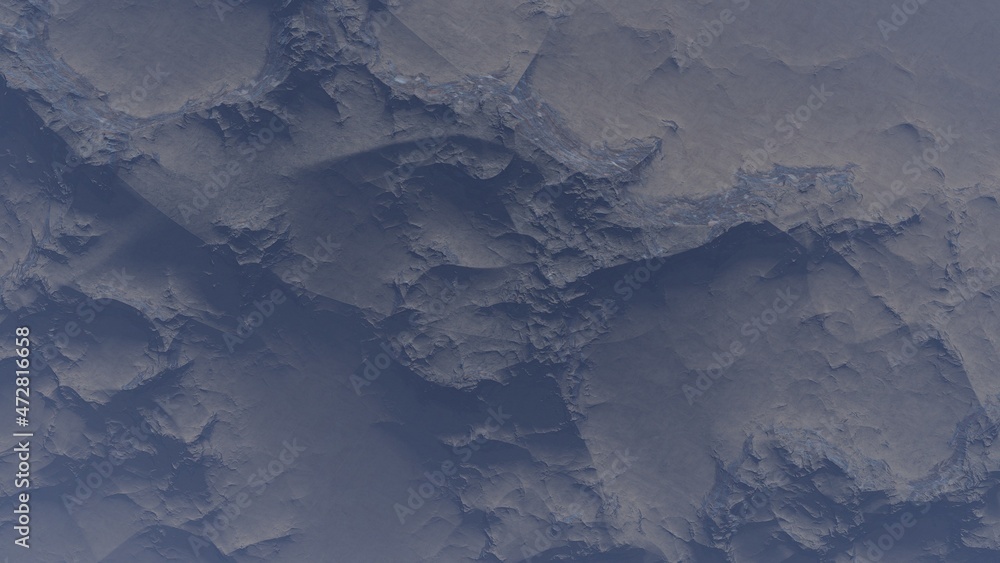 Fototapeta premium abstract aerial view, abstract cosmic texture, top view of alien planet, texture of th exo planet, abstract texture 3d render