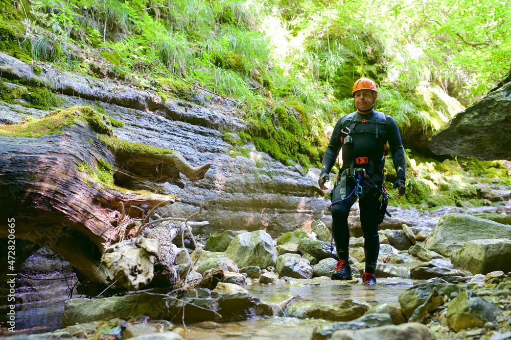 Canyoning Furco Canyon in Pyrenees Canyoning Furco Canyon in Pyrenees