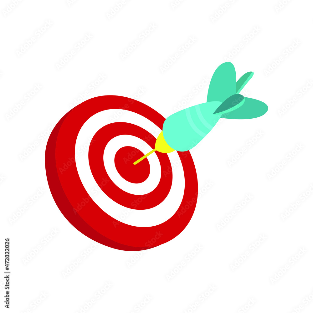 Bullseye dart board Darts emoji vector illustration Bullseye dart board Darts emoji vector illustration