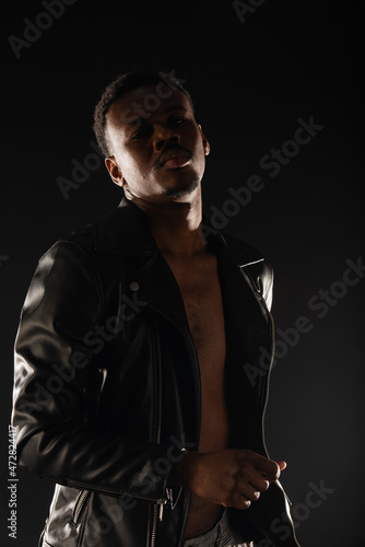 Portrait of male posing