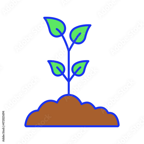 growing tree Vector icon which is suitable for commercial work and easily modify or edit it

