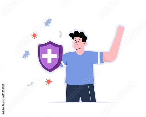Immune system concept
