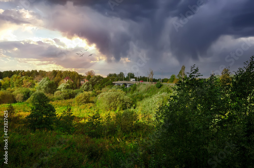 storm clouds storm landscape element