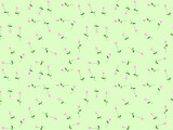 flower seamless pattern on green background