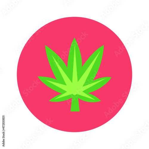 Marijuana Vector icon which is suitable for commercial work and easily modify or edit it