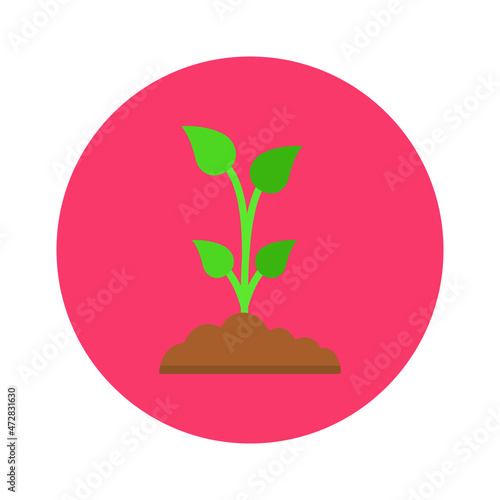 growing tree Vector icon which is suitable for commercial work and easily modify or edit it

