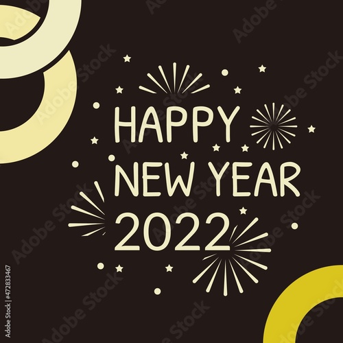 happy new year 2022 vector background
