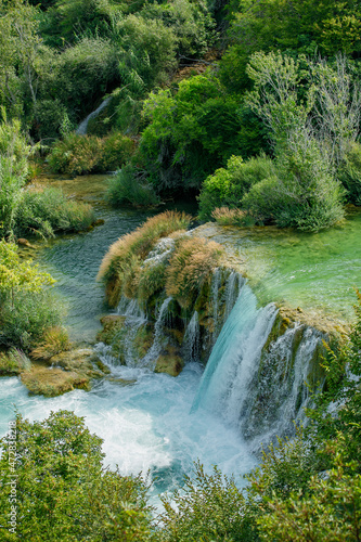 Fototapeta Naklejka Na Ścianę i Meble -  Skradiski Buk Waterfalls, Krka National Park, Croatia