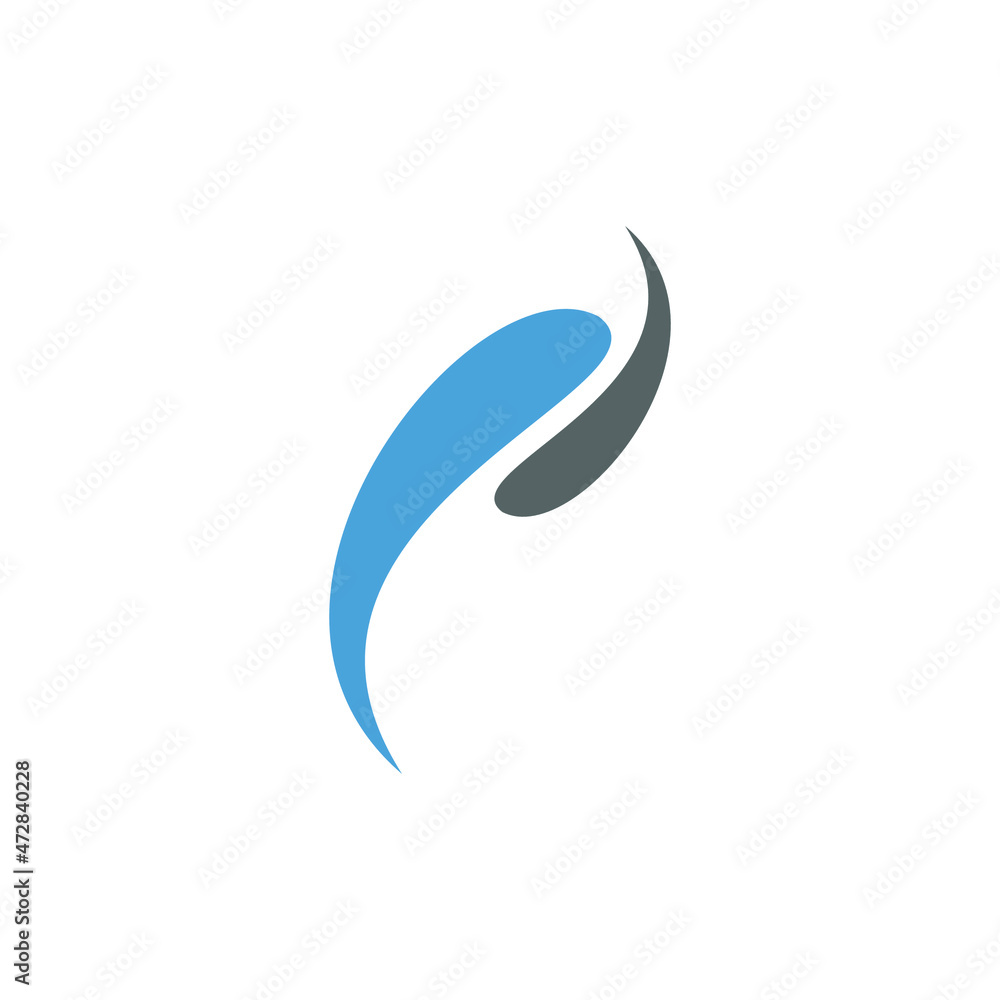 Obraz premium abstract blue wave