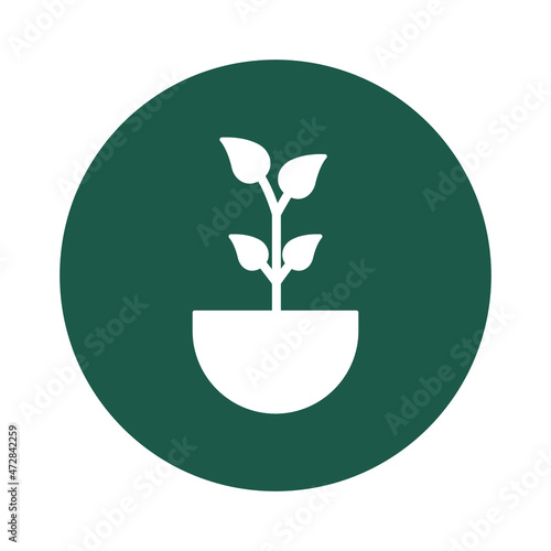 plant pot Vector icon which is suitable for commercial work and easily modify or edit it

