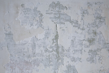 Ingelijste posters Verweerde muur Ruwe betonnen wand met grove structuur  © vov8000