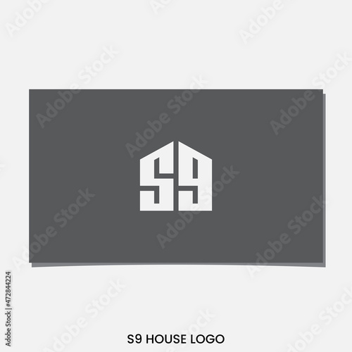 S9 HOUSE LOGO DESIGN VECTOR