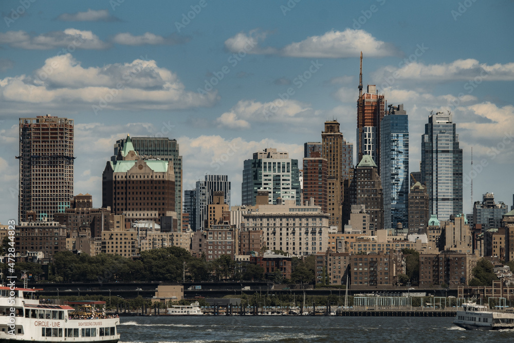 New York City street photo with buildings during clear day New York City street photo with buildings during clear day