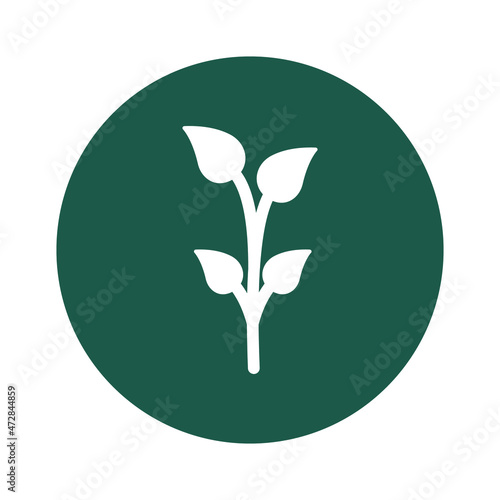 green plant Vector icon which is suitable for commercial work and easily modify or edit it

