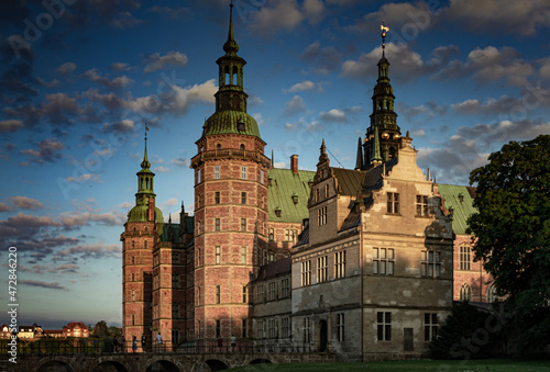 Denmark stock photo with clear skies, greenery and nature