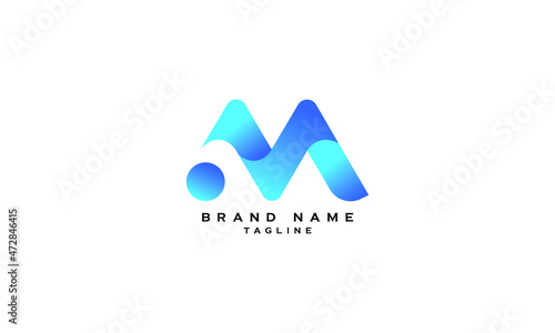 MS, SM, IM, MI, MV, VM, Abstract initial monogram letter alphabet logo design