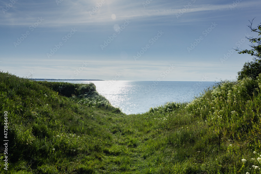 Denmark stock photo with clear skies, greenery and nature Denmark stock photo with clear skies, greenery and nature