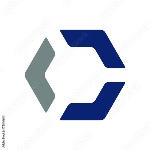 blue recycle symbol c