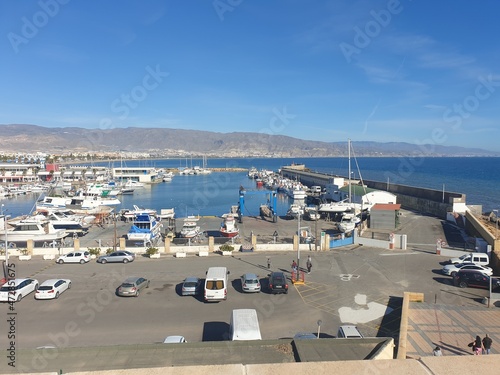 Vistas del Puerto de Roquetas de Mar, Almería photo