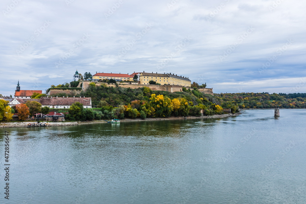 view of the Danube river near Petrovaradin Fortress, nicknamed view of the Danube river near Petrovaradin Fortress, nicknamed