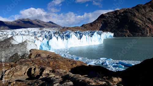 Scenic view of Viedma Glacier in Patagonia Chile