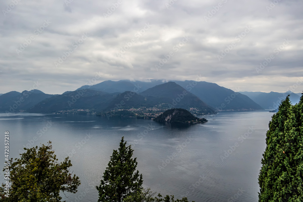View on Lake Como from Varenna, Lombardia - Italy