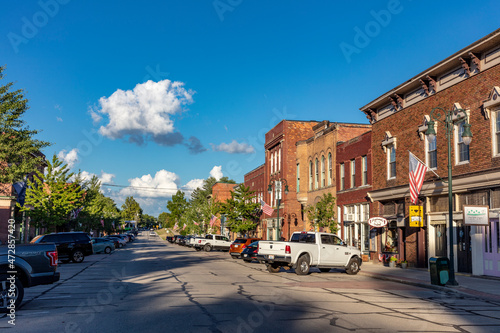 Main Street in Grand Rapids, Ohio, USA photo