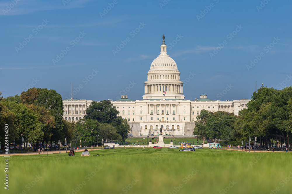 Obraz premium The Capitol in Washington, DC.