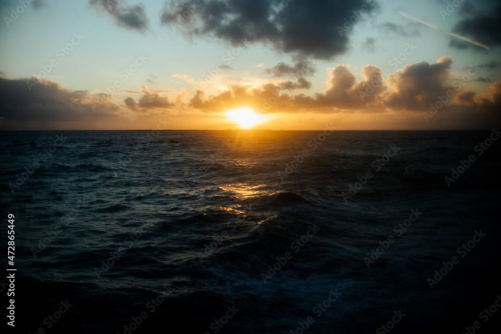 Sonnenuntergang, Nordsee