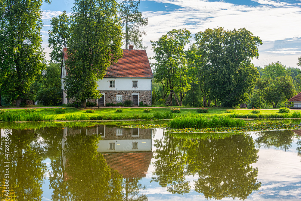 Idyllic farmhouses near Sigulda, Gauja National park, latvia Idyllic farmhouses near Sigulda, Gauja National park, latvia
