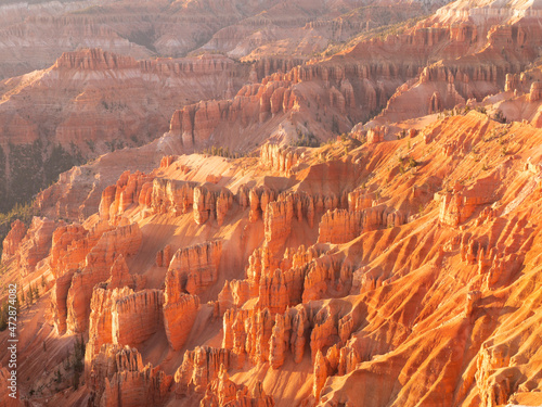 Rock formations in main canyon, Cedar Breaks National Monument, Utah