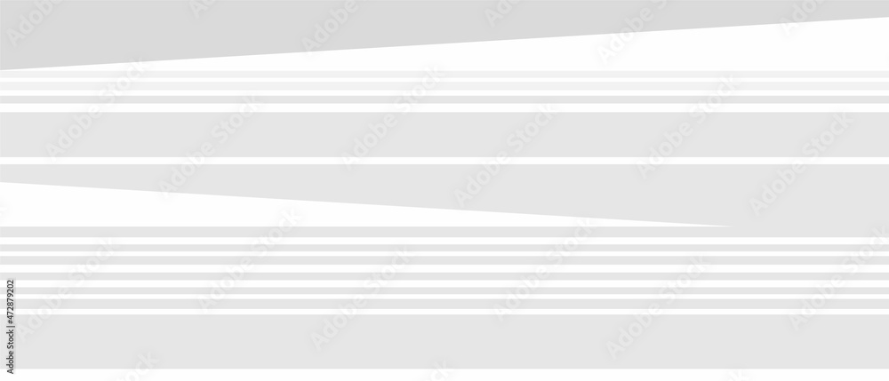 Obraz premium Gray background with lines texture, white abstract modern background. Splash or cover template for website and web design decoration with stripes. 