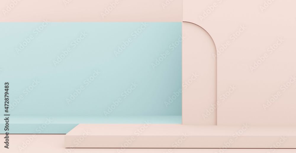 3d rendering background with abstract podium and wall scene background. 3d rendering background with abstract podium and wall scene background.
