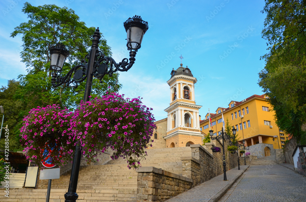 Φωτογραφία Beautiful old town with the Holy Mother of God Church in Plovdiv, Bulgaria