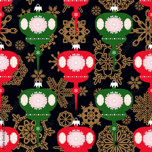 Christmas ball pattern 2
