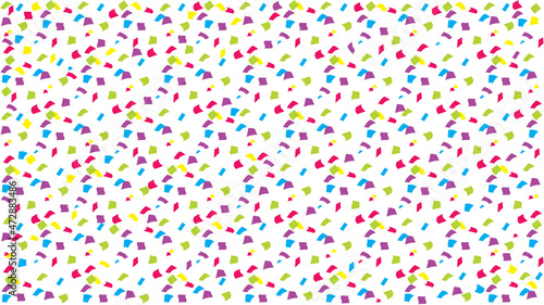 Abstract colorful confetti background design - Vector Illustration