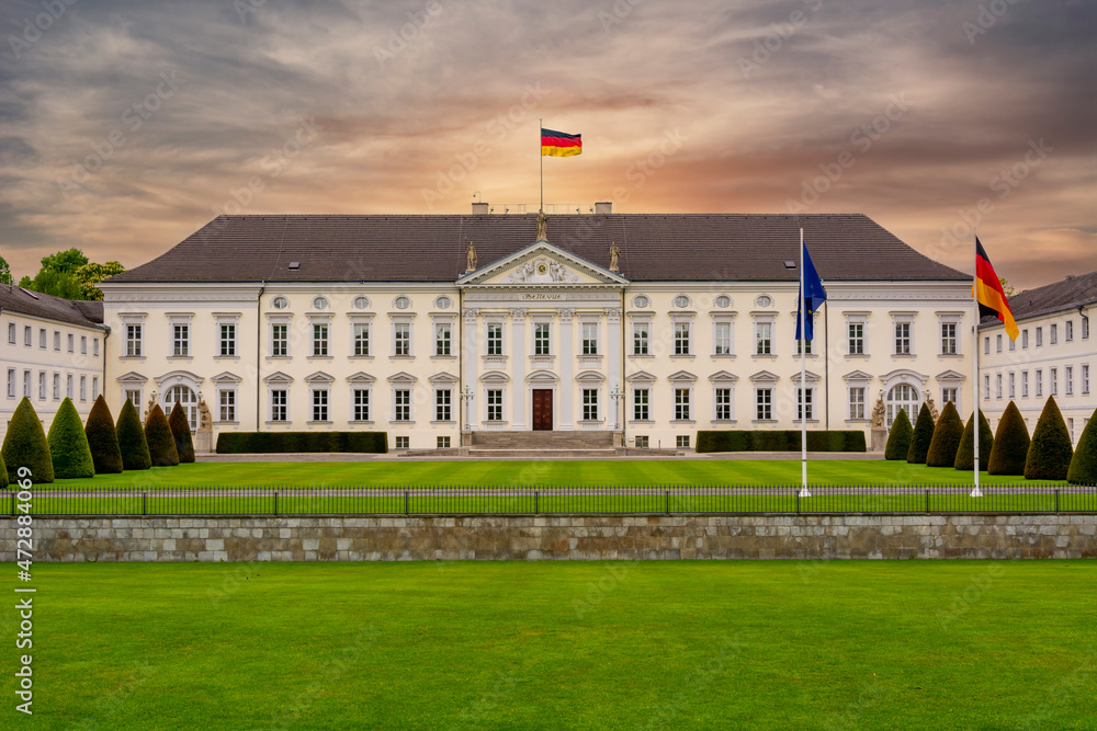 Bellevue palace (residence of president of Germany) in Berlin Bellevue palace (residence of president of Germany) in Berlin