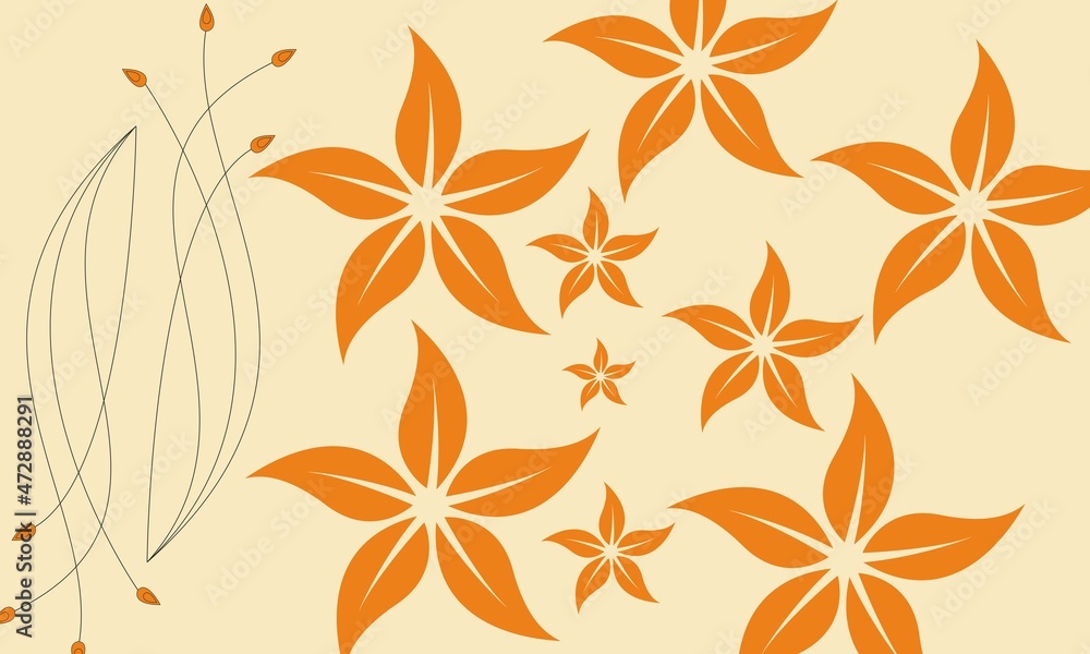 Obraz premium Design Texture Pattern. It can be used for decorating of wedding invitations, Ceramic Tiles, decoration for Textile Cloth and at Saree Design.