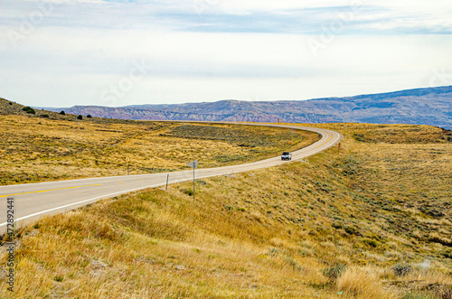 USA, Wyoming, US Highway 191 photo