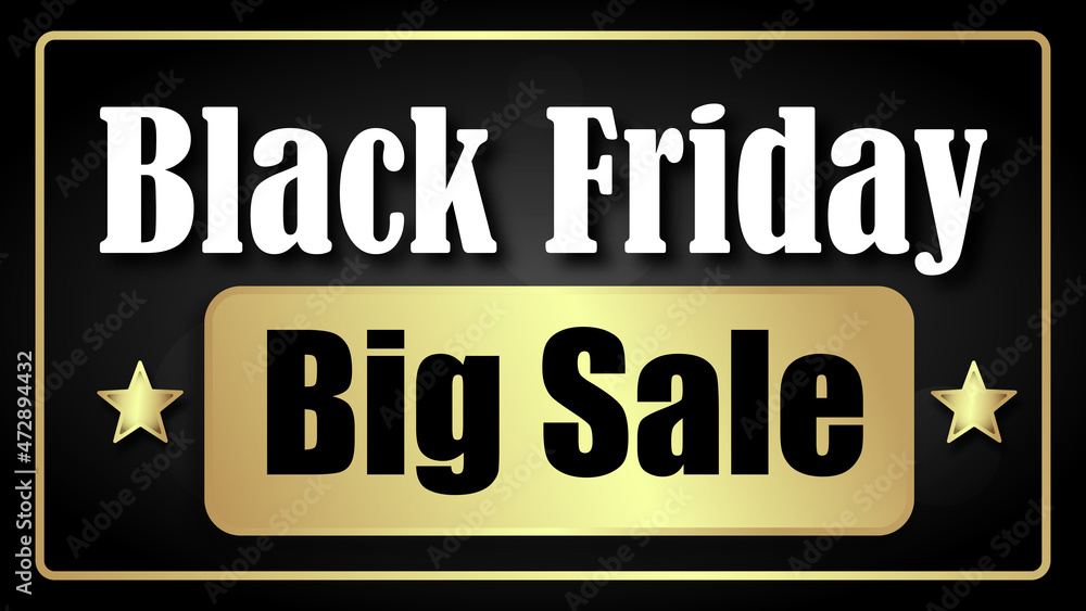 Black Friday Sale with discount 70 -80 . Vector illustration Black Friday Sale with discount 70 -80 . Vector illustration