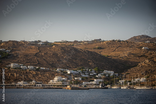 View of the city of the sea. Mykonos, Greece. © Emil