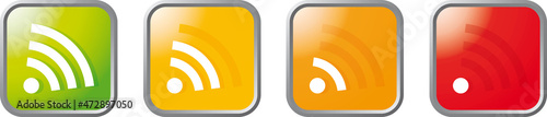 BOUTONS QUALITE RECEPTION SIGNAL INTERNET